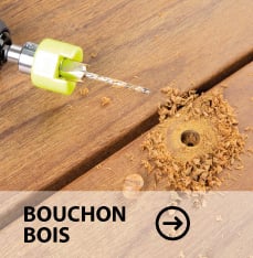 Bouchon terrasse bois